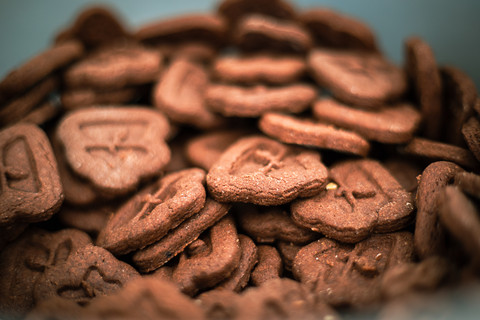 Schokokekse mit dem Rehgartenlogo